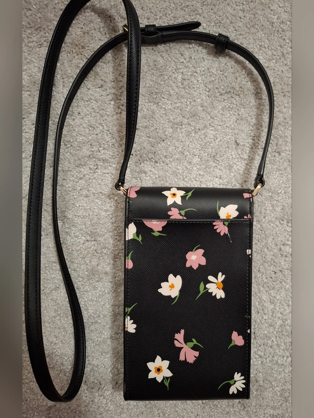Kate Spade New York Madison Leather Floral Waltz Phone Crossbody NWOT